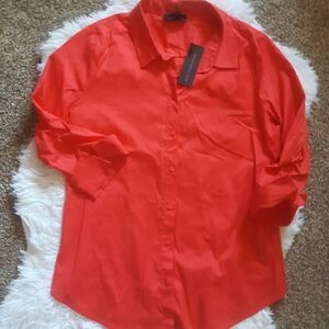 Worthington Button Down Top New Womens Size Medium